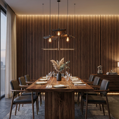 Premium Acoustic Slat Wall Panel – 270 × 110 cm