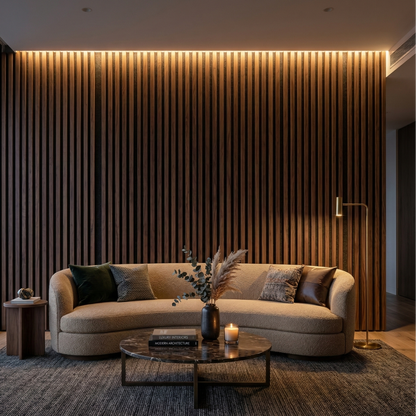 Premium Acoustic Slat Wall Panel – 270 × 110 cm