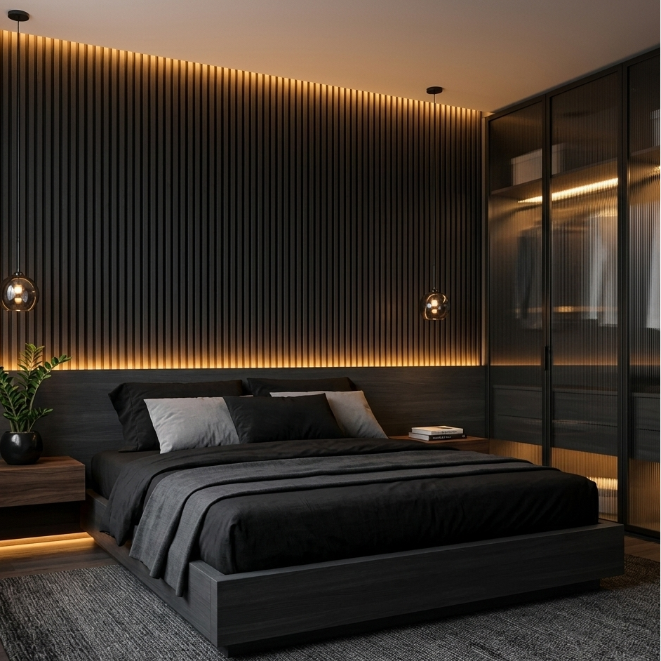 Premium Acoustic Slat Wall Panel – 270 × 110 cm